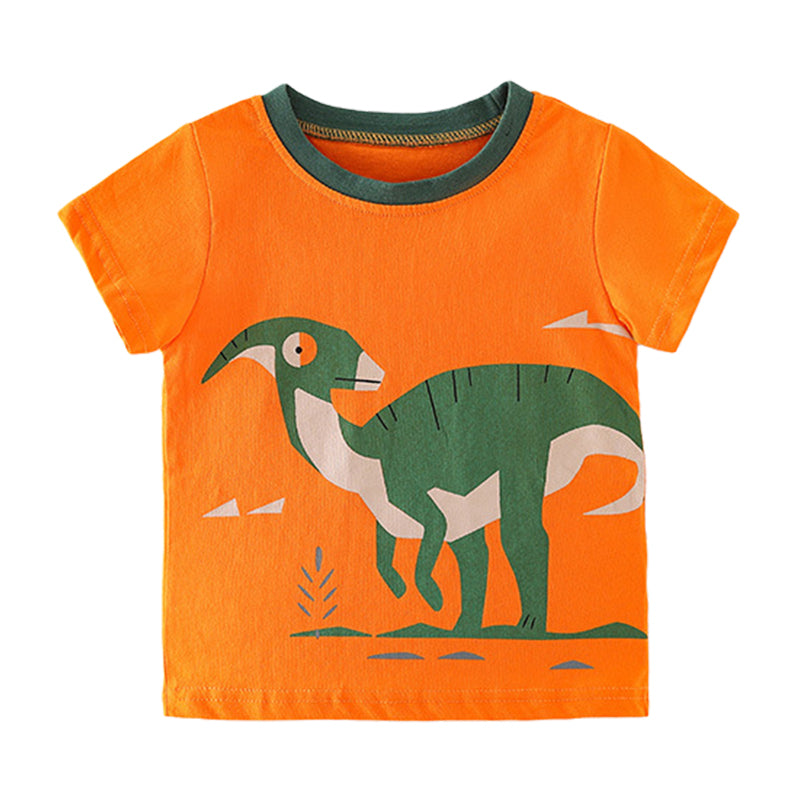 Baby Kid Boys Dinosaur Print T-Shirts Wholesale 220505160