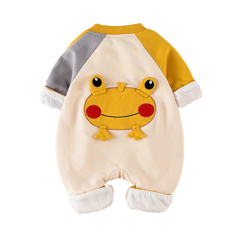 Baby Unisex Color-blocking Cartoon Jumpsuits Wholesale 220505168
