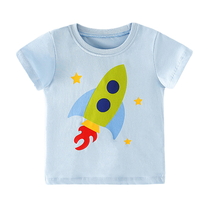 Baby Kid Boys Star Print T-Shirts Wholesale 220505175