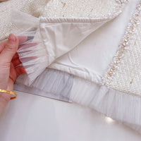 Load image into Gallery viewer, 2 Pieces Set Kid Big Kid Girls Birthday Party Bow Dresses And Color-blocking Jackets Outwears Wholesale 220505200
