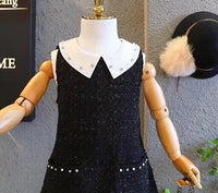 Load image into Gallery viewer, 2 Pieces Set Kid Big Kid Girls Solid Color Dresses And Jackets Outwears Wholesale 220505218
