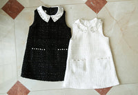 Load image into Gallery viewer, 2 Pieces Set Kid Big Kid Girls Solid Color Dresses And Jackets Outwears Wholesale 220505218
