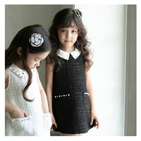 Load image into Gallery viewer, 2 Pieces Set Kid Big Kid Girls Solid Color Dresses And Jackets Outwears Wholesale 220505218
