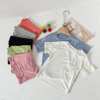 Load image into Gallery viewer, Baby Kid Unisex Solid Color T-Shirts Wholesale 220505224
