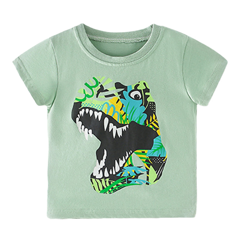 Baby Kid Boys Dinosaur Animals Print T-Shirts Wholesale 220505234