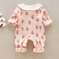Load image into Gallery viewer, Baby Unisex Fruit Print Jumpsuits Wholesale 220505282
