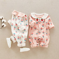 Load image into Gallery viewer, Baby Unisex Fruit Print Jumpsuits Wholesale 220505282
