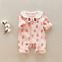 Load image into Gallery viewer, Baby Unisex Fruit Print Jumpsuits Wholesale 220505282
