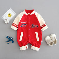 Load image into Gallery viewer, Baby Unisex Letters Color-blocking Jumpsuits Wholesale 220505349
