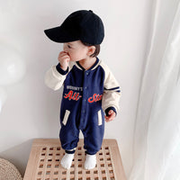 Load image into Gallery viewer, Baby Unisex Letters Color-blocking Jumpsuits Wholesale 220505349
