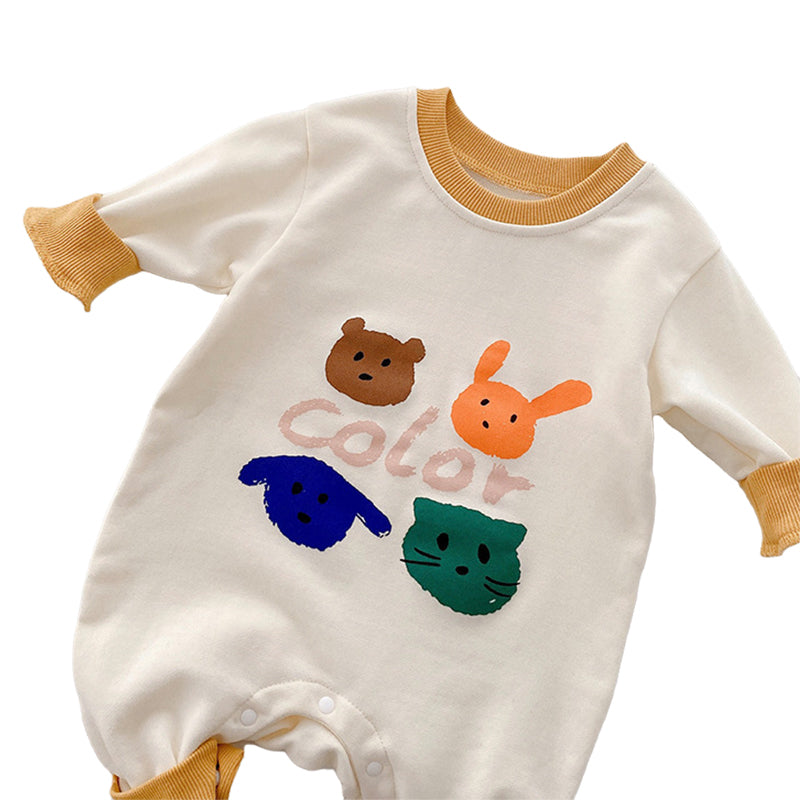 Baby Unisex Cartoon Jumpsuits Wholesale 220505402
