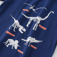Load image into Gallery viewer, Kid Boys Letters Dinosaur Animals Print T-Shirts Wholesale 220505414
