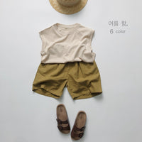 Load image into Gallery viewer, Baby Kid Girls Boys Solid Color Tank Tops Wholesale 220505470
