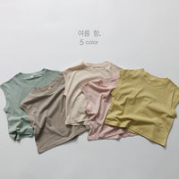 Load image into Gallery viewer, Baby Kid Girls Boys Solid Color Tank Tops Wholesale 220505470
