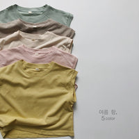 Load image into Gallery viewer, Baby Kid Girls Boys Solid Color Tank Tops Wholesale 220505470
