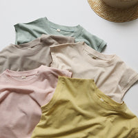 Load image into Gallery viewer, Baby Kid Girls Boys Solid Color Tank Tops Wholesale 220505470
