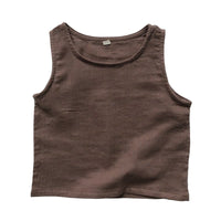 Load image into Gallery viewer, Baby Kid Girls Boys Solid Color Tank Tops Wholesale 220505482
