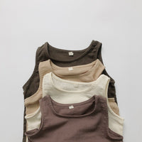 Load image into Gallery viewer, Baby Kid Girls Boys Solid Color Tank Tops Wholesale 220505482
