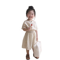 Load image into Gallery viewer, Baby Kid Girls Checked Dresses Wholesale 220505515
