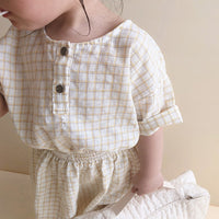 Load image into Gallery viewer, Baby Kid Girls Checked Dresses Wholesale 220505515
