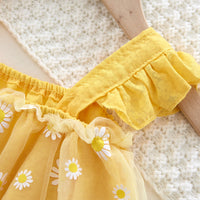 Load image into Gallery viewer, Baby Girls Flower Print Rompers And Hats Wholesale 220505521
