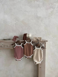 Load image into Gallery viewer, Baby Unisex Solid Color Rompers Wholesale 220505523
