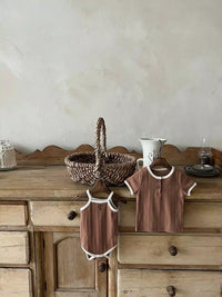 Load image into Gallery viewer, Baby Unisex Solid Color Rompers Wholesale 220505523
