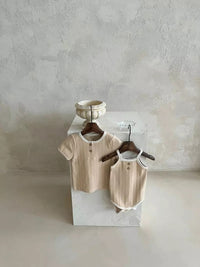 Load image into Gallery viewer, Baby Unisex Solid Color Rompers Wholesale 220505523
