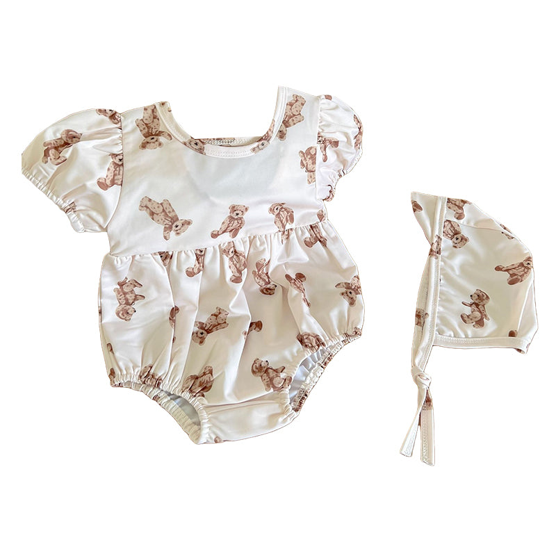 Baby Girls Print Sports Swimwears Wholesale 220505574