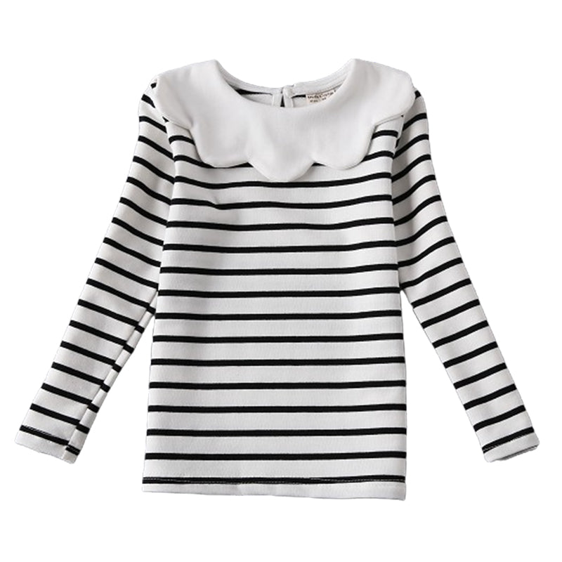 Baby Kid Girls Striped Tops Wholesale 22051005