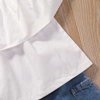 Load image into Gallery viewer, 2 Pieces Set Baby Kid Girls Solid Color Tops And Pants Wholesale 220510100
