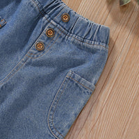 Load image into Gallery viewer, 2 Pieces Set Baby Kid Girls Solid Color Tops And Pants Wholesale 220510100
