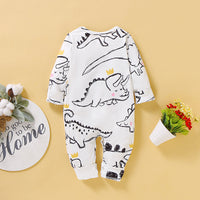 Load image into Gallery viewer, Baby Girls Animals Cartoon Print Jumpsuits Wholesale 220510101
