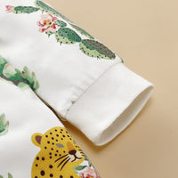 Load image into Gallery viewer, Baby Girls Animals Plant Print Jumpsuits Wholesale 220510103
