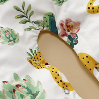 Load image into Gallery viewer, Baby Girls Animals Plant Print Jumpsuits Wholesale 220510103
