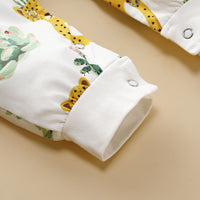 Load image into Gallery viewer, Baby Girls Animals Plant Print Jumpsuits Wholesale 220510103
