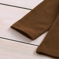 Load image into Gallery viewer, 2 Pieces Set Baby Kid Girls Solid Color Tops And Leopard Pants Wholesale 220510104
