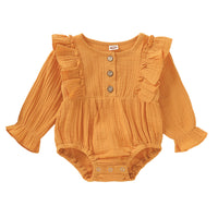Load image into Gallery viewer, Baby Girls Solid Color Rompers Wholesale 220510108
