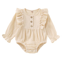 Load image into Gallery viewer, Baby Girls Solid Color Rompers Wholesale 220510108
