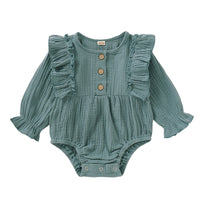 Load image into Gallery viewer, Baby Girls Solid Color Rompers Wholesale 220510108
