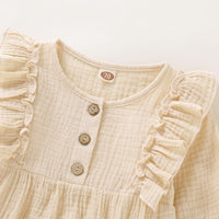 Load image into Gallery viewer, Baby Girls Solid Color Rompers Wholesale 220510108
