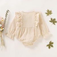 Load image into Gallery viewer, Baby Girls Solid Color Rompers Wholesale 220510108
