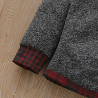 Load image into Gallery viewer, 2 Pieces Set Baby Kid Girls Checked Hoodies Swearshirts And Pants Wholesale 220510109

