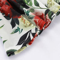 Load image into Gallery viewer, 2 Pieces Set Baby Kid Girls Flower Print Tops And Ripped Jeans Wholesale 220510115
