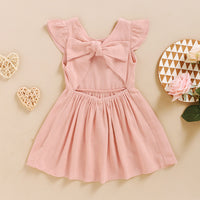Load image into Gallery viewer, Baby Kid Girls Solid Color Dresses Wholesale 220510119
