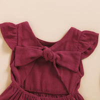 Load image into Gallery viewer, Baby Kid Girls Solid Color Dresses Wholesale 220510119
