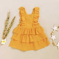 Load image into Gallery viewer, Baby Kid Girls Solid Color Dresses Wholesale 220510120
