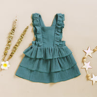 Load image into Gallery viewer, Baby Kid Girls Solid Color Dresses Wholesale 220510120
