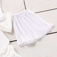Load image into Gallery viewer, 2 Pieces Set Baby Kid Girls Solid Color Bow Tank Tops And Skirts Wholesale 220510121
