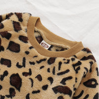 Load image into Gallery viewer, 2 Pieces Set Baby Kid Girls Leopard Print Tops And Pants Wholesale 220510142
